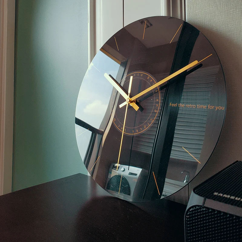 Luxury Watch Wall Clock - Reloj de pared silencioso de lujo,