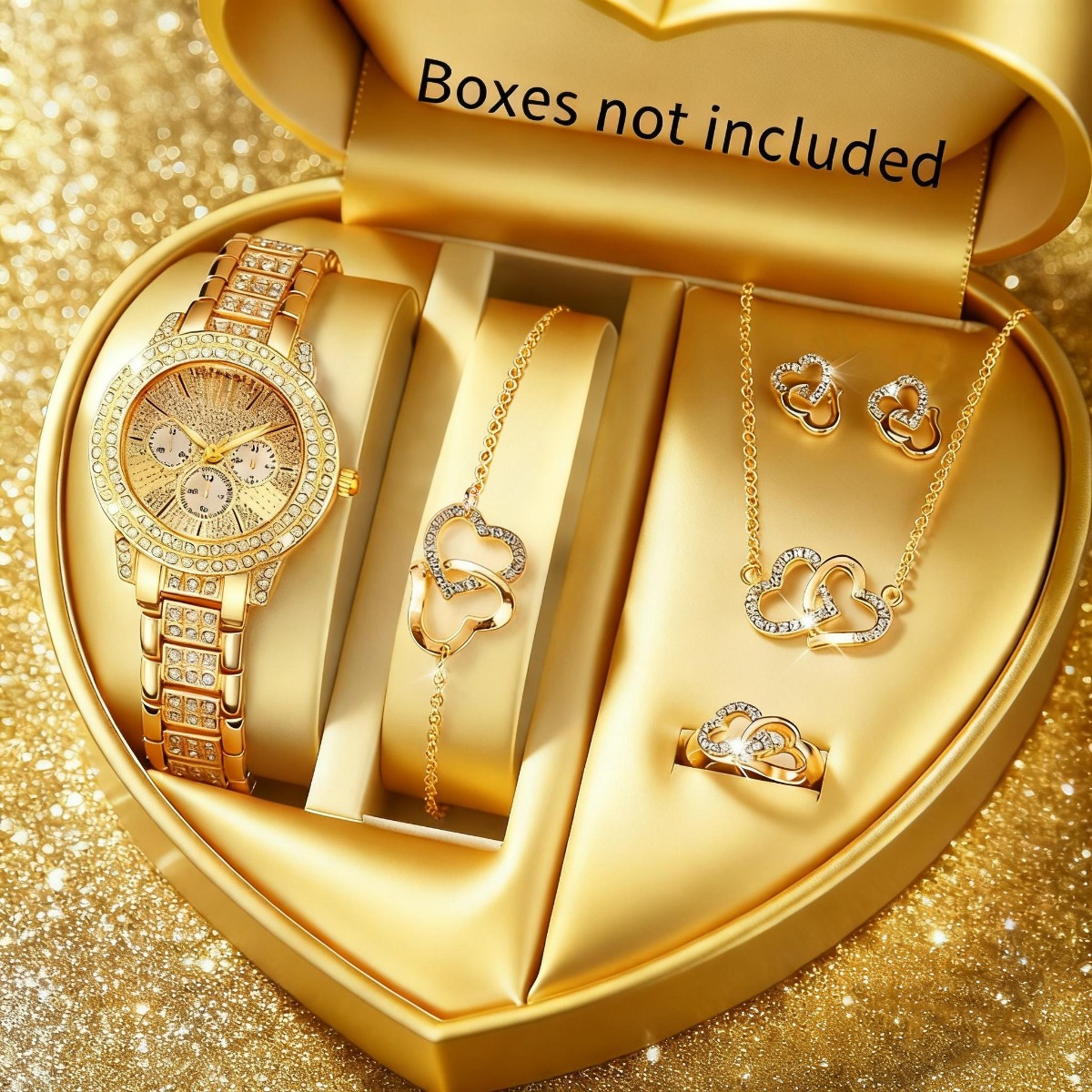 Luxury Watch Travel Case - Reloj de lujo con diamantes de