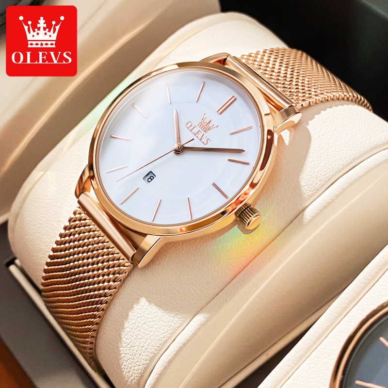 Luxury Watch Travel Case - OLEVS-relojes de cuarzo para mujer, reloj