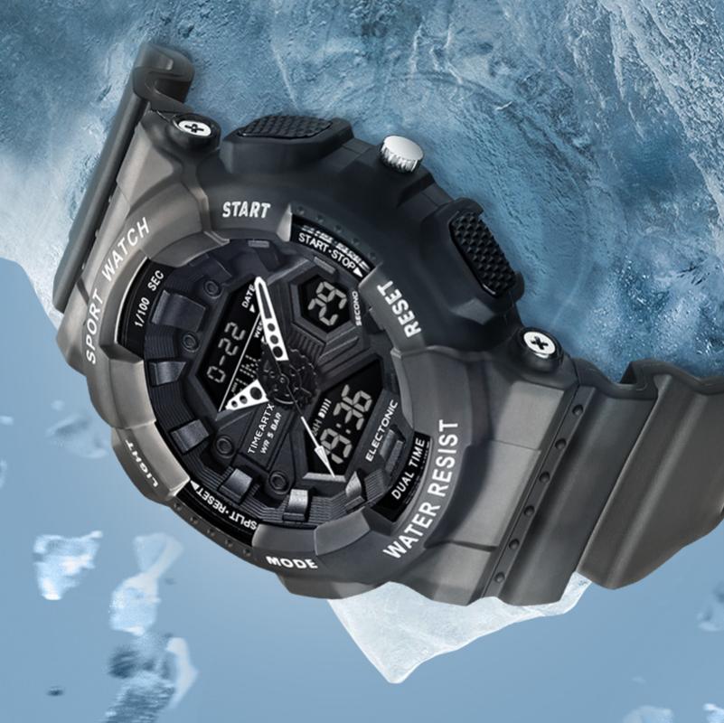 Luxury Watch With Rubber Strap - Reloj TIMEARTX para hombre, reloj de