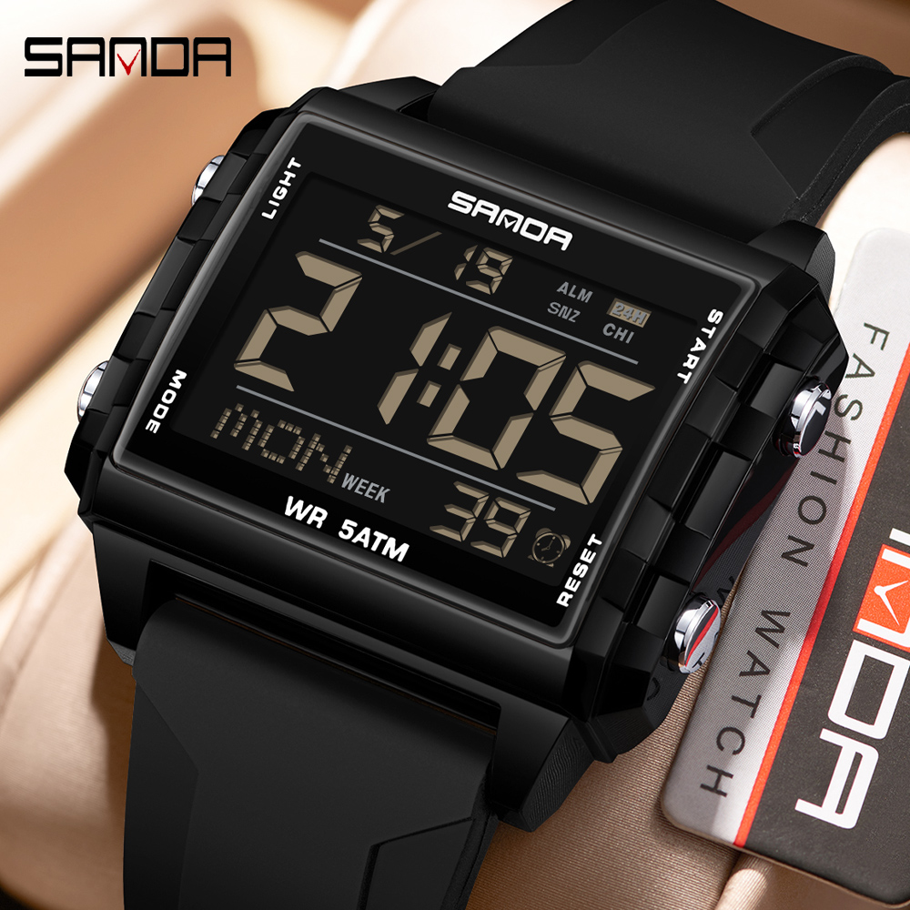 Luxury Watch Brands In World - Marca SANDA, reloj LED de moda