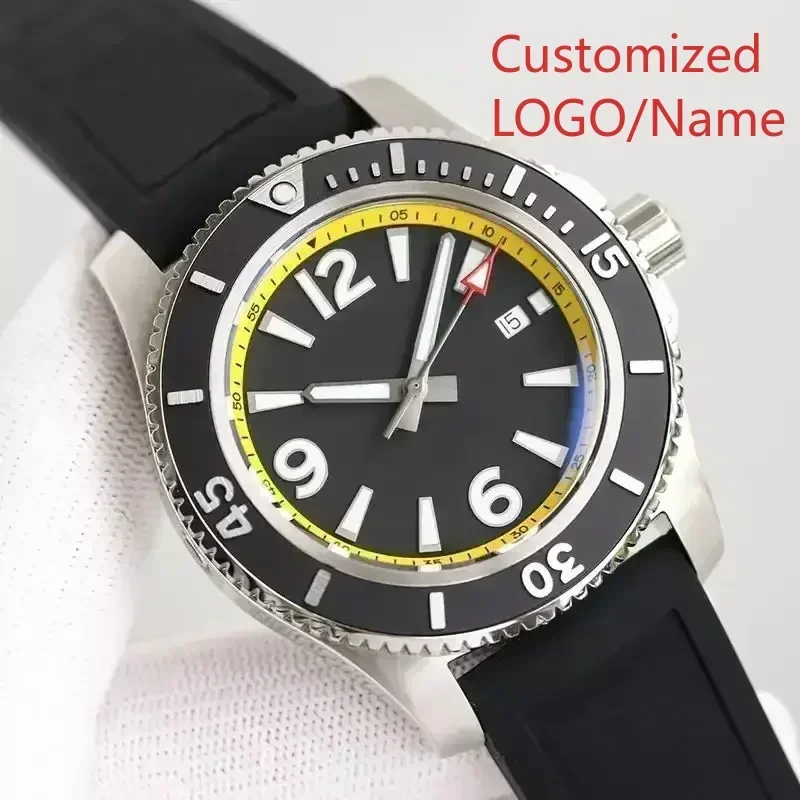Luxury Watch With Rubber Strap - Reloj Personalizado A11 Store, Relojes para