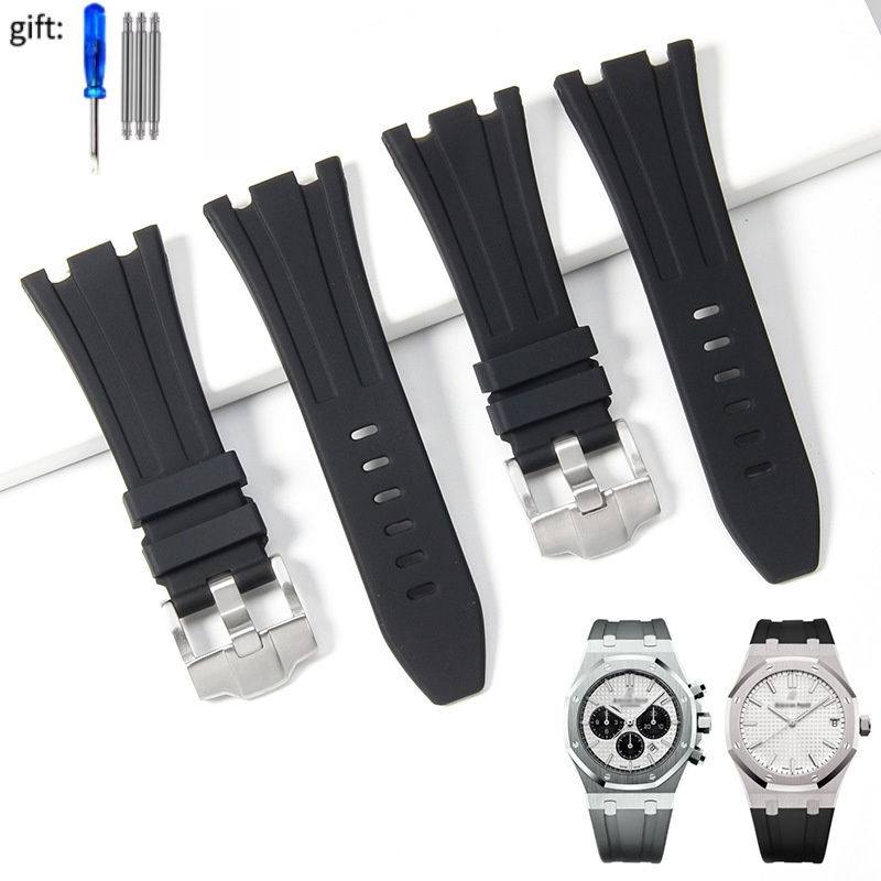 Audemars Piguet Watch Royal Oak - Correa de reloj de silicona de
