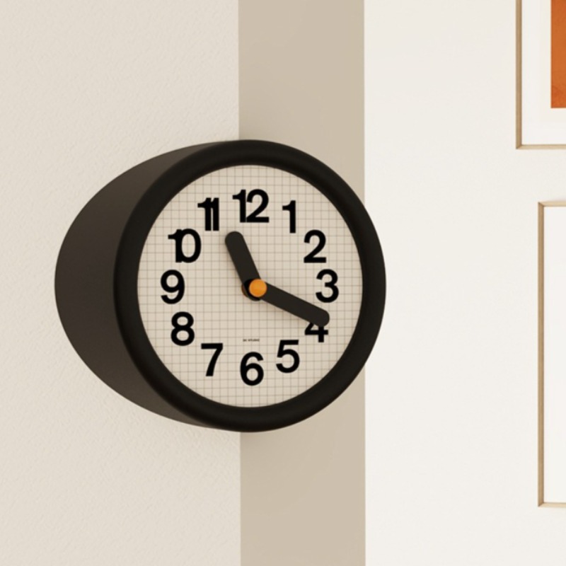 Luxury Watch Wall Clock - Reloj de pared de esquina, reloj