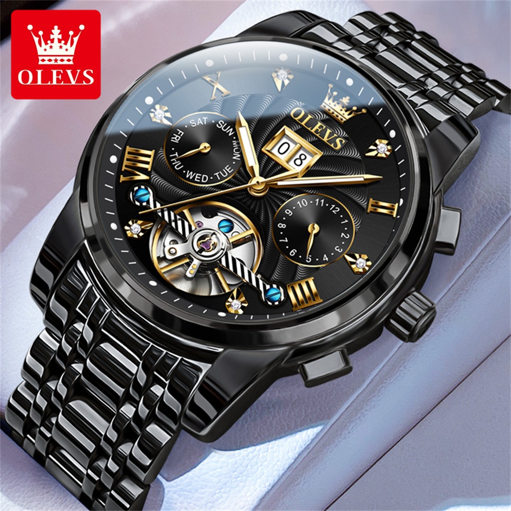Rolex Watch Daytona - OLEVS Relojes clásicos para hombre Tourbillon