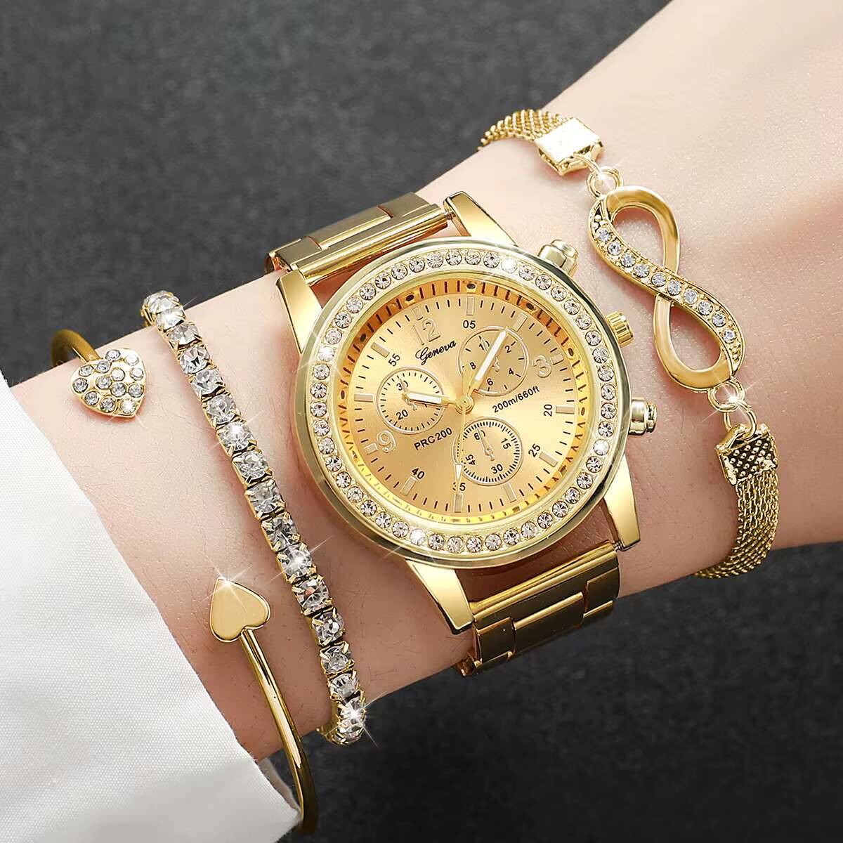 Luxury Watch Travel Case - Juego de 4 relojes de lujo