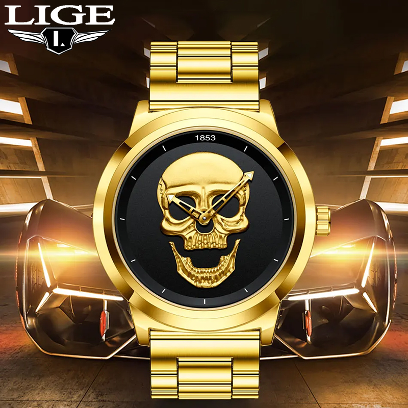 Luxury Watch Organizer For Men - Reloj LIGE de cuarzo de marca