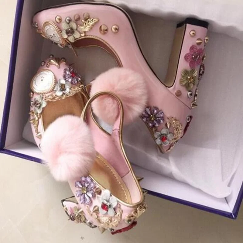 Zapatos de tacón grueso Mary J - Luxury Watch For Women reseña y precio