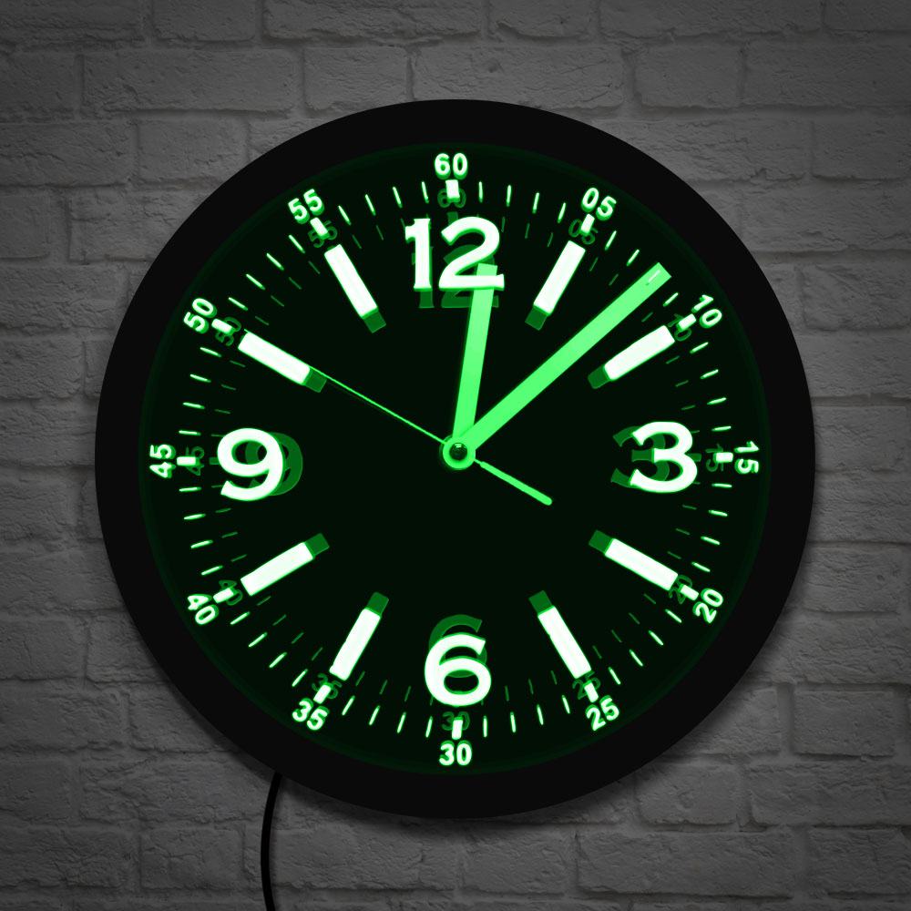 Reloj de pared con luz LED de  - Luxury Watch Wall Clock reseña y precio