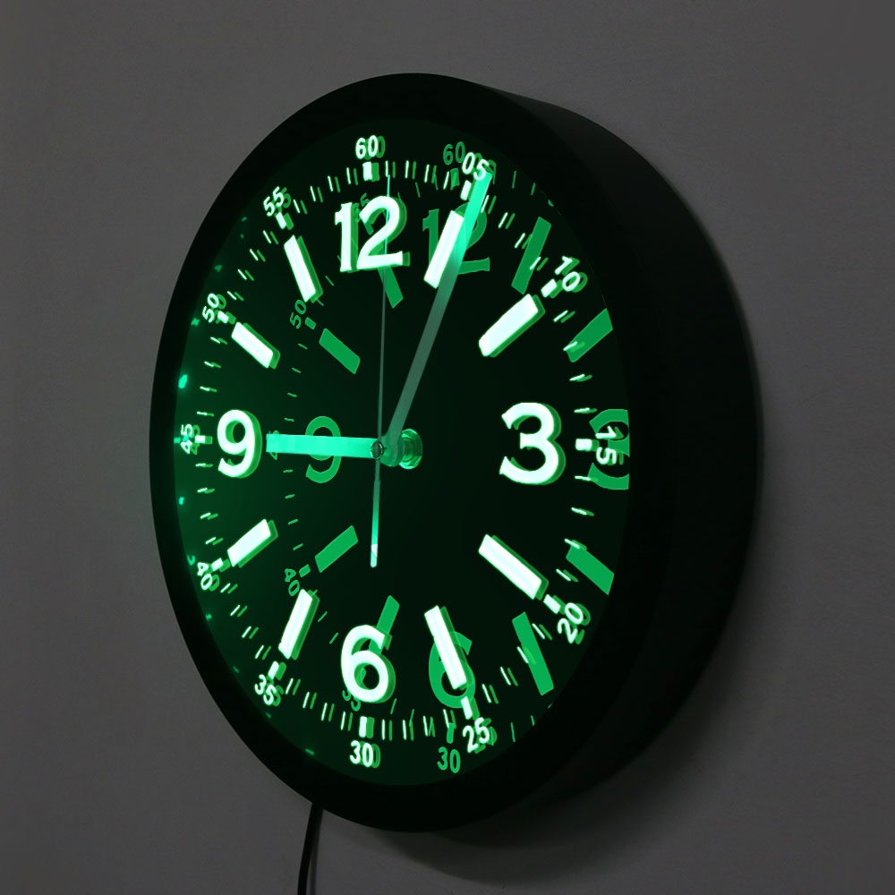 Reloj de pared con luz LED de  - Luxury Watch Wall Clock reseña y precio