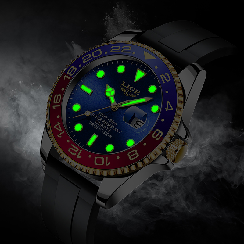Reloj de Cuarzo LIGE 2026 Nuev - Luxury Watch Organizer For Men reseña y precio