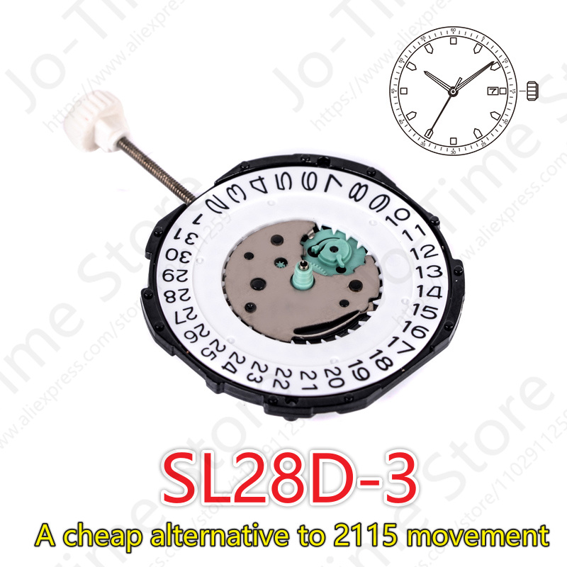 Sunon SL28-3 Movimiento de cua - Perpetual Calendar Watch reseña y precio