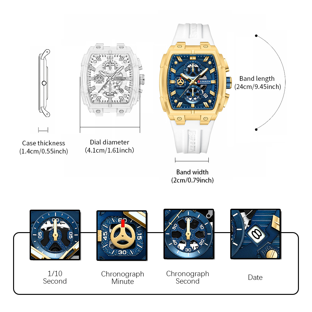 Reloj CURREN de Lujo Vintage p - Luxury Watch Business reseña y precio