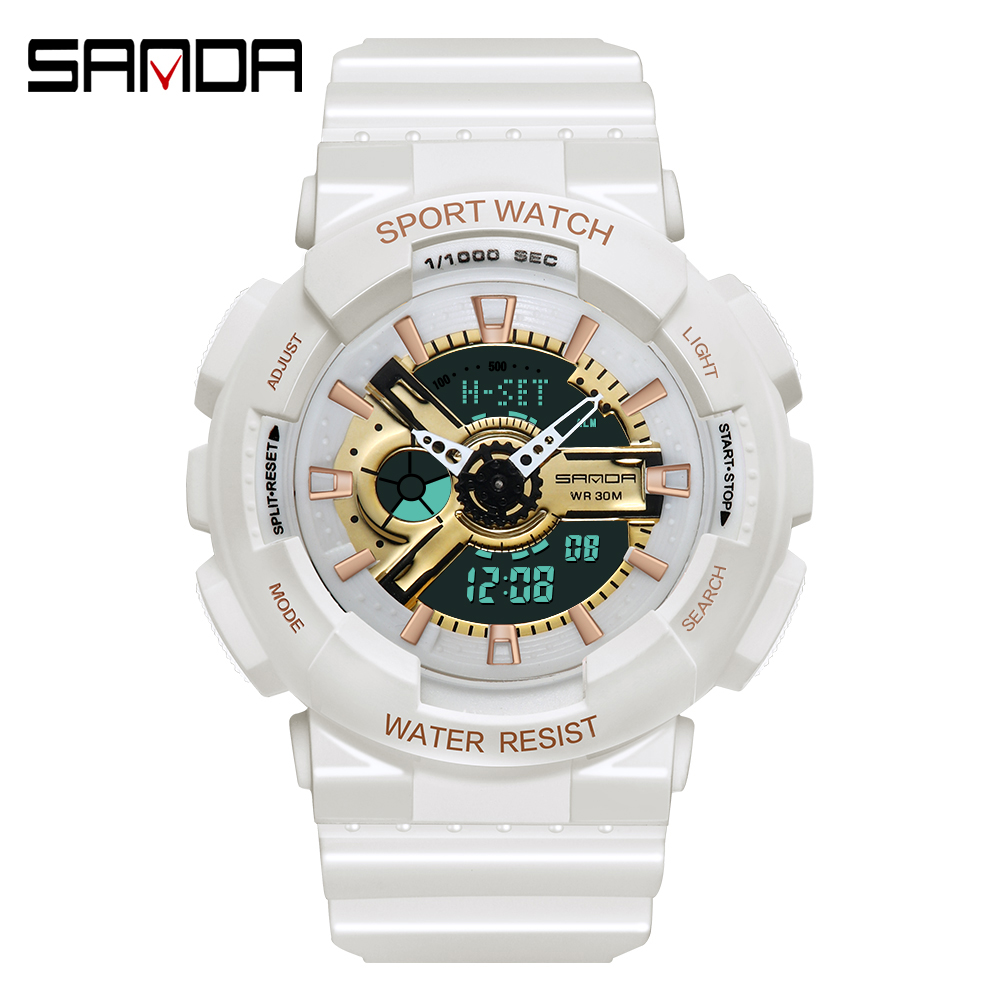 Sanda-reloj Digital para depor - Perpetual Calendar Watch reseña y precio