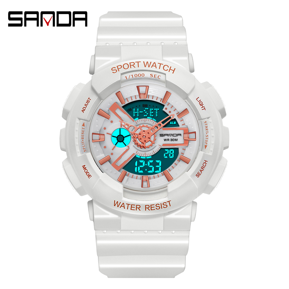 Sanda-reloj Digital para depor - Perpetual Calendar Watch reseña y precio