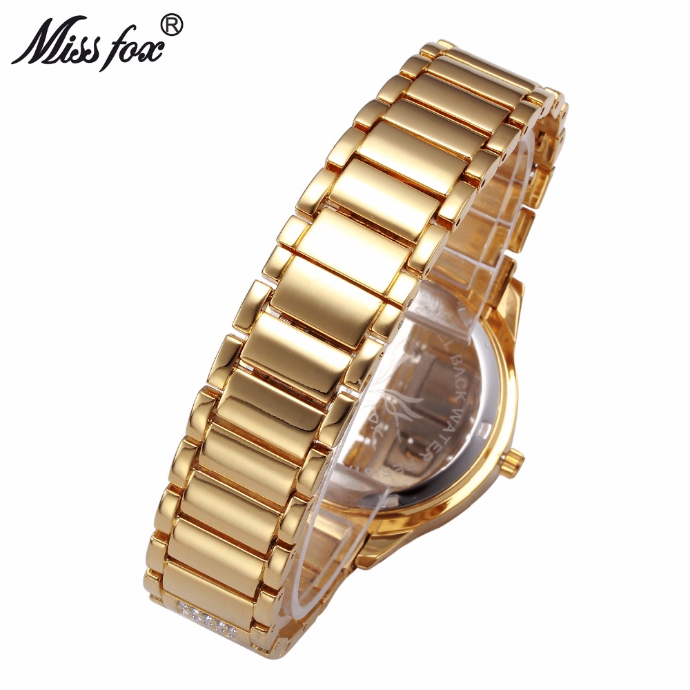 MISSFOX-relojes de fiesta dora - Luxury Watch In China reseña y precio