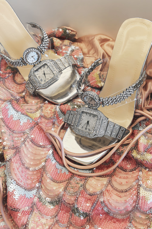 Sandalias de tacón alto con re - Luxury Watch For Women reseña y precio