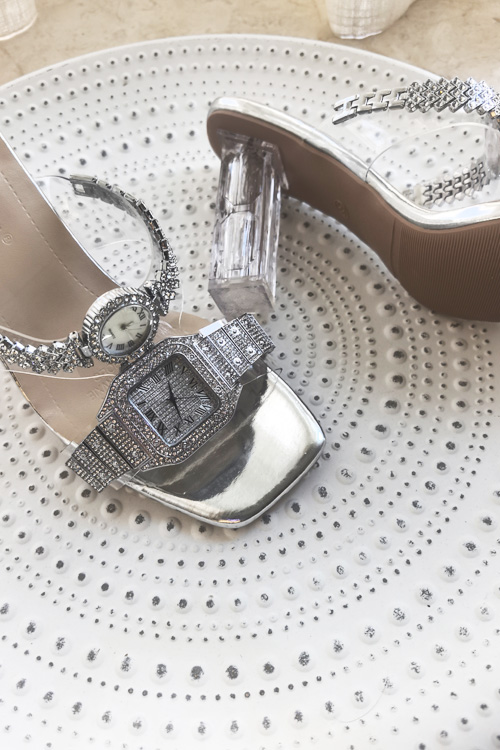 Sandalias de tacón alto con re - Luxury Watch For Women reseña y precio