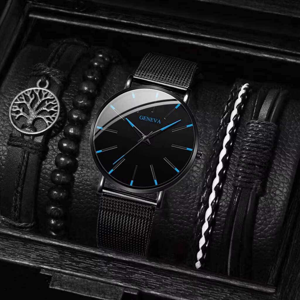 Juego de 5 pulseras de reloj d - Luxury Watch Organizer For Men reseña y precio