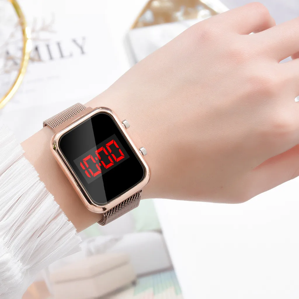 Relojes digitales LED rectangu - Luxury Watch Exchange reseña y precio