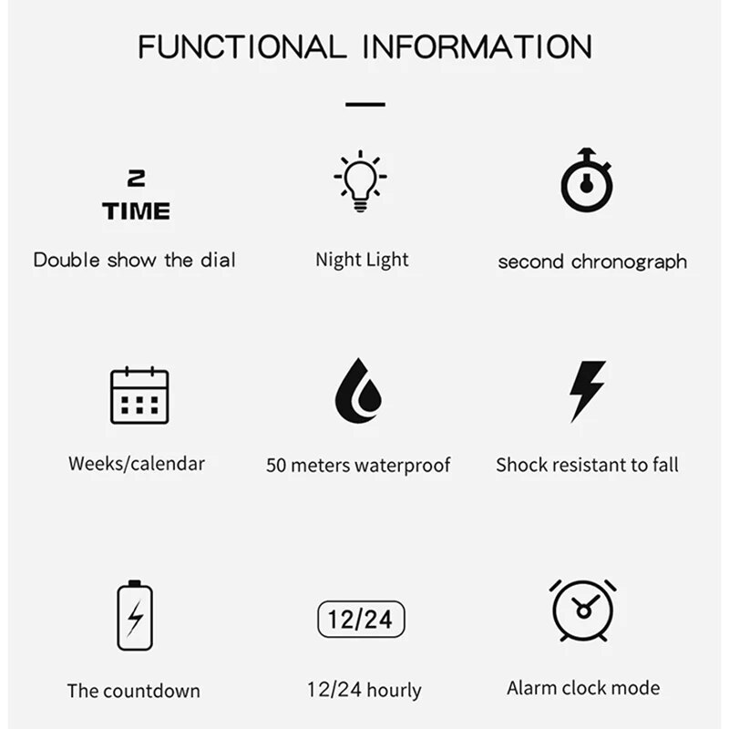 Marca SANDA, reloj Digital LED - Perpetual Calendar Watch reseña y precio