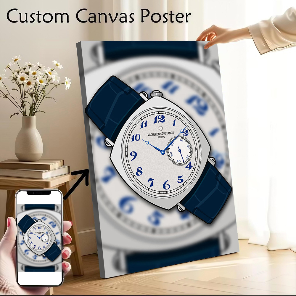 Póster Impreso en Lienzo con D - Luxury Watch Vacheron Constantin reseña y precio