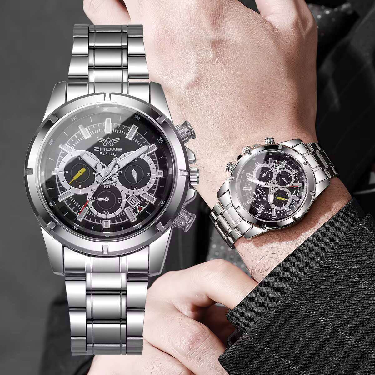 Reloj de cuarzo con calendario - Luxury Watch Organizer For Men reseña y precio