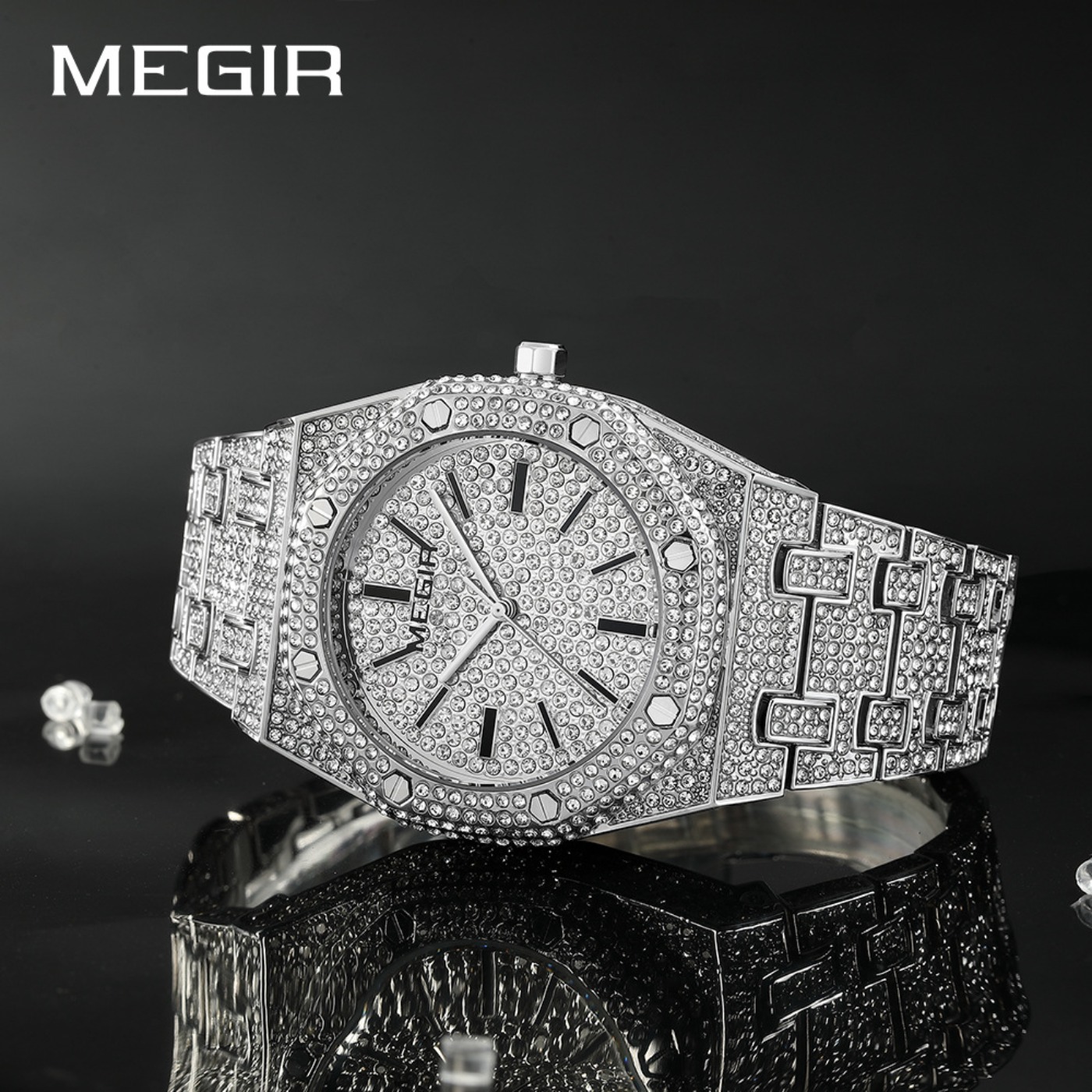 Reloj MEGIR de cuarzo de lujo  - Luxury Watch Business reseña y precio