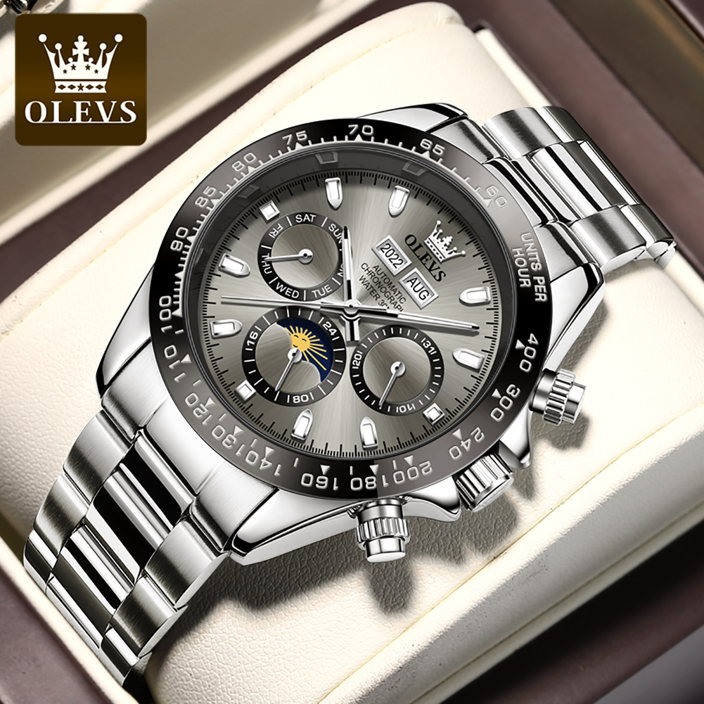 OLEVS 6654 reloj de lujo para  - Rolex Watch Daytona reseña y precio