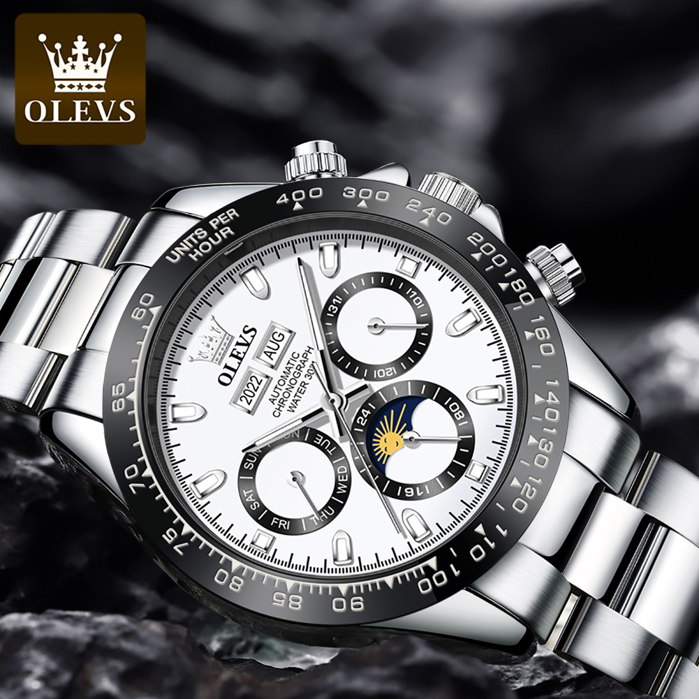 OLEVS 6654 reloj de lujo para  - Rolex Watch Daytona reseña y precio
