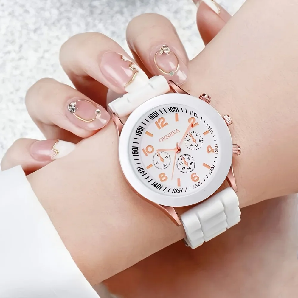 Conjunto de reloj de lujo para - Luxury Watch With Rubber Strap reseña y precio