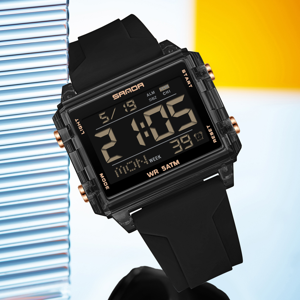 Marca SANDA, reloj LED de moda - Luxury Watch Brands In World reseña y precio