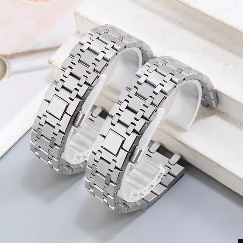 Pulsera de plata de acero inox - Audemars Piguet Watch Royal Oak reseña y precio