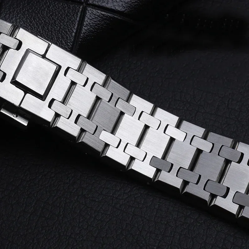 Pulsera de plata de acero inox - Audemars Piguet Watch Royal Oak reseña y precio