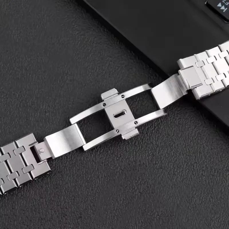 Pulsera de plata de acero inox - Audemars Piguet Watch Royal Oak reseña y precio