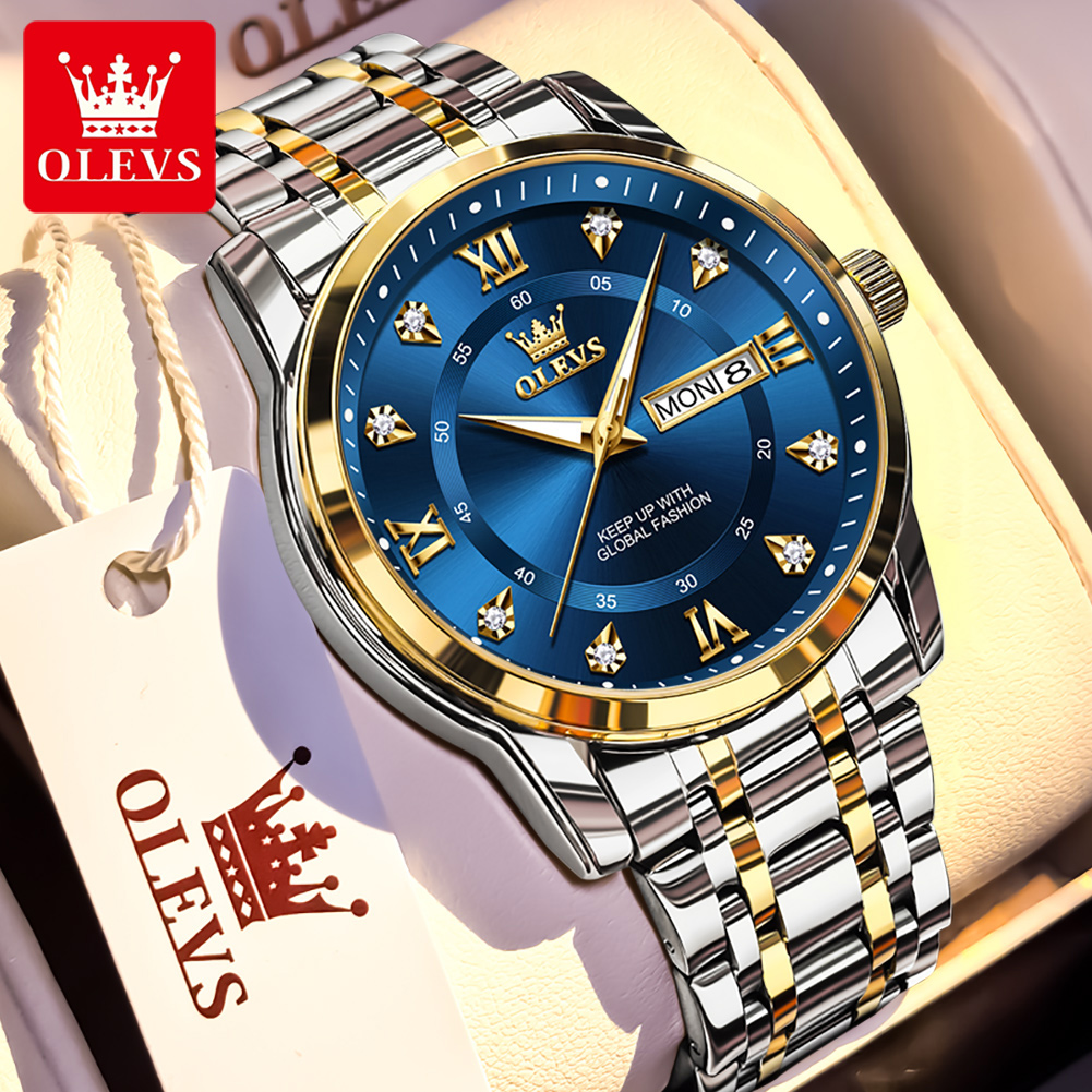 Marca OLEVS, relojes de moda p - Luxury Watch Business reseña y precio