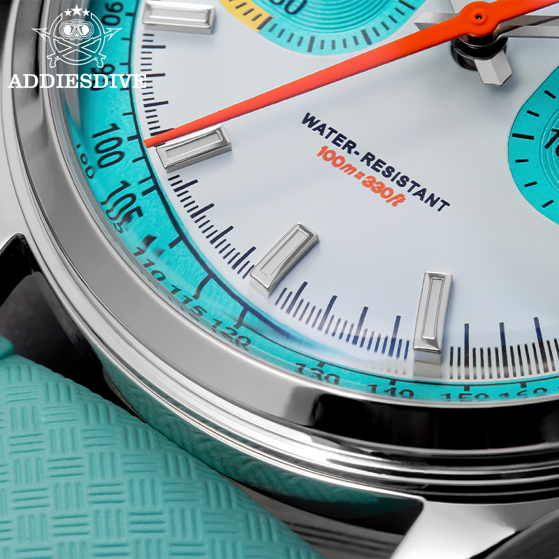 ADDIESDIVE, nuevo reloj cronóg - Luxury Watch With Rubber Strap reseña y precio
