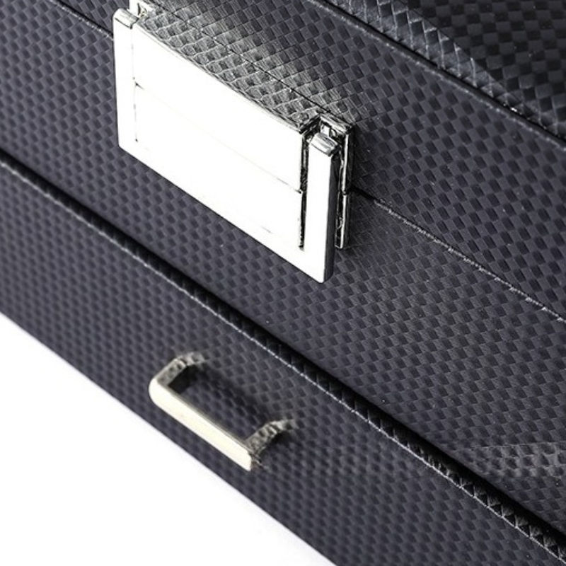 Caja de joyería de cuero, caja - Luxury Watch E Jewellery reseña y precio