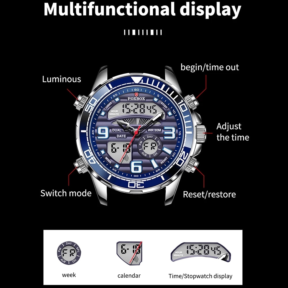 Relojes digitales de lujo para - Luxury Watch Organizer For Men reseña y precio