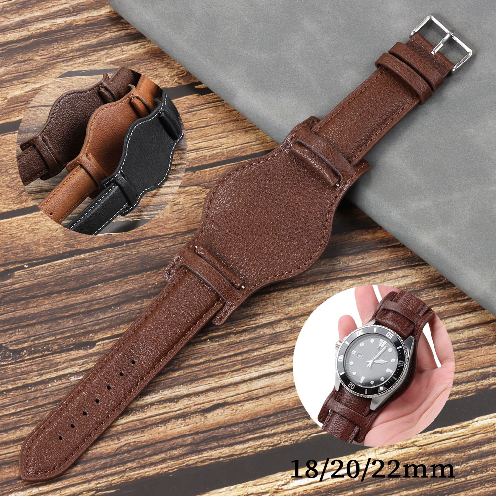 Correa de reloj de cuero genui - Omega Watch Speedmaster reseña y precio