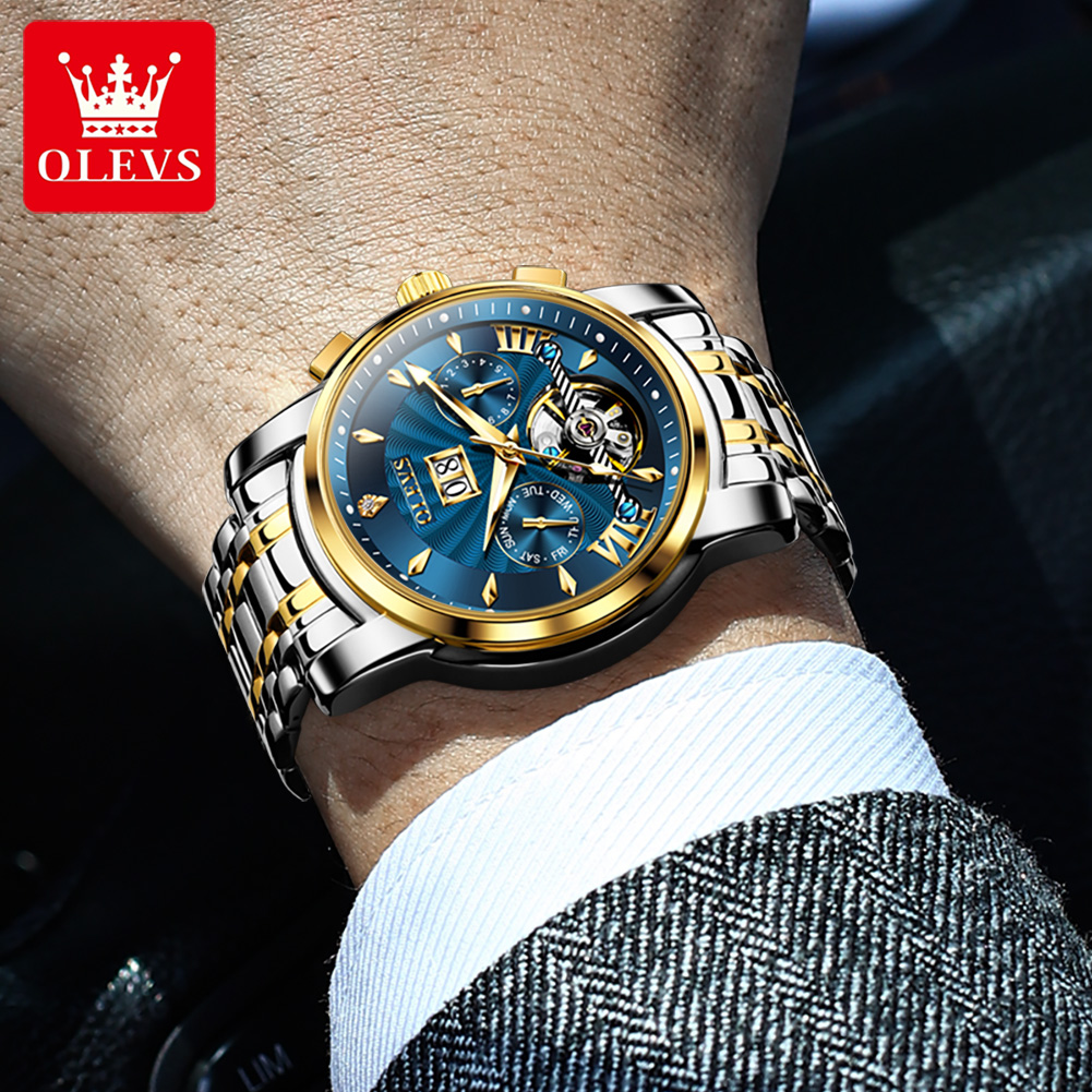 OLEVS relojes para hombre, mod - Luxury Watch Business reseña y precio