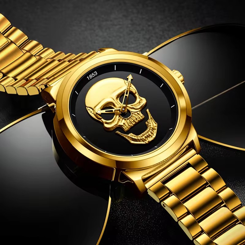 Reloj LIGE de cuarzo de marca  - Luxury Watch Organizer For Men reseña y precio